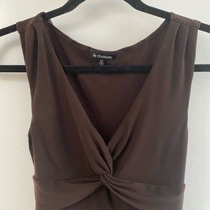 Le Château Brown Dress